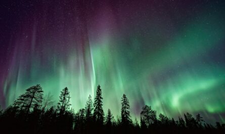 les aurores boréales en Finlande